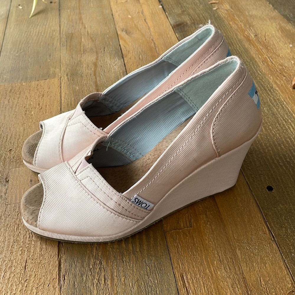 Toms pink wedges - Picture 2 of 10